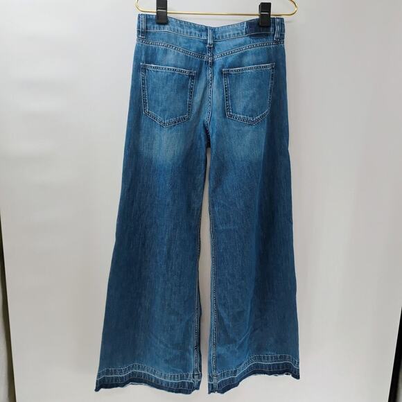 Kujten Wide Leg Blue Jeans - Picture 12 of 12